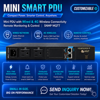 PDU C19 con Medición de Energía, Distribuidor de Energía para Centro de Datos, Tira de Alimentación PDU, Unidad de Distribución de Energía PDU, PDU con Control Remoto Inteligente