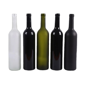 <span class=keywords><strong>Botella</strong></span> de vino de cristal de 750ml vacía de alta calidad a <span class=keywords><strong>precio</strong></span> de fábrica con corcho para almacenamiento de vino tinto - Product Image 3