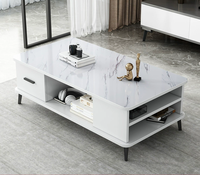 Table à thé en verre convertible moderne et durable pour petit appartement salon meubles de maison combinaison de meuble TV