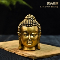 Créative Asie du Sud-Est Ancienne Tête de Bouddha Vente en gros Résine Artisanat Décoration de la maison Pièces