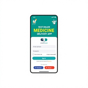 Aplicación de entrega de medicamentos: Ordene medicamentos en línea, cargue recetas, controle las entregas y reciba medicamentos con entrega rápida. - Product Image 1