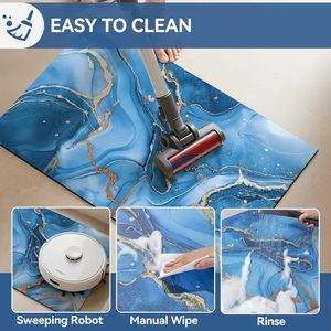 Alfombra <span class=keywords><strong>de</strong></span> Baño Antideslizante Ultrafina, Alfombra <span class=keywords><strong>de</strong></span> Baño que Cabe Debajo <span class=keywords><strong>de</strong></span> la Puerta, Respaldo <span class=keywords><strong>de</strong></span> Goma, Secado Rápido, Súper Absorbente, Lavable, Alfombrillas para Ducha - Product Image 3