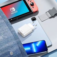 Pengisi Daya USB-C LDNIO A303Q Untuk Pengisian Cepat 18W dengan QC 3.0 Adaptor Dinding EU untuk Ponsel