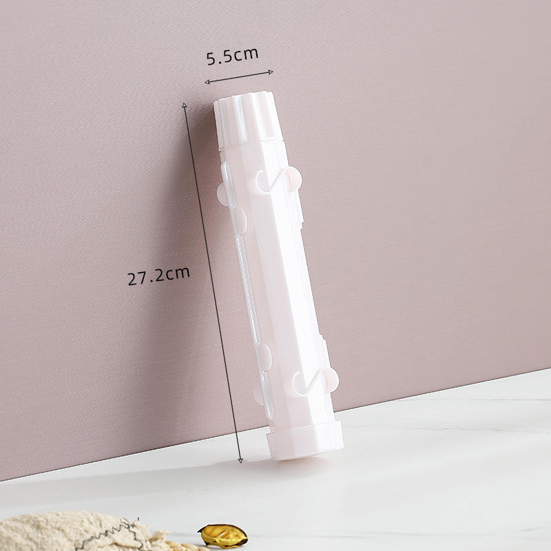 Bolso opp tubo blanco a rayas