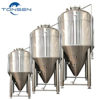 Cuve de Fermentation de Brasserie 500L 1000L 2000L avec Réservoir sous Pression SUS304