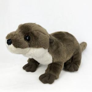 Vente en gros OEM personnalisé mignon loutre & castor peluche jouet animal sauvage simulé peluche poupée ornement tissu super doux cadeau pour enfants - Product Image 2