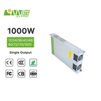Alimentation à découpage industrielle simple GLE-1000S-60V 1000W 16.7A LYNN SMPS CE avec livraison rapide et garantie de 5 ans