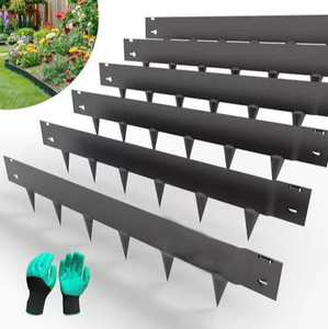 Clôture <span class=keywords><strong>de</strong></span> sécurité en acier au carbone, clôture <span class=keywords><strong>de</strong></span> jardin, barrière <span class=keywords><strong>de</strong></span> bordure extérieure <span class=keywords><strong>de</strong></span> 8 pieds <span class=keywords><strong>de</strong></span> haut pour l'aménagement paysager - Product Image 1