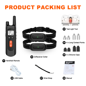 <span class=keywords><strong>Collar</strong></span> de Adiestramiento para Perros con Control Remoto, Recargable, Resistente al Agua IPX8, Popular en 2021, con 10-20 Horas de Duración de la Batería - Product Image 5