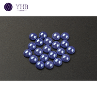 Vrac Chine Flatback Hotfix Ronde Strass Saphir Strass Perles En Céramique
