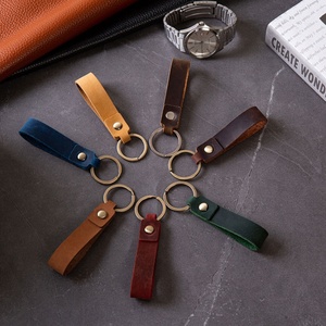 Portachiavi in pelle <span class=keywords><strong>di</strong></span> affari personalizzati portachiavi in metallo personalizzati portachiavi in vera pelle a buon mercato all'ingrosso - Product Image 2