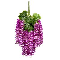 Extragroße, dichte Kunststoff-Kunstwisteria-Lotus-Girlande, duftend, realistisch, für Hochzeiten, Partys, Decken- und Galerie-Dekoration