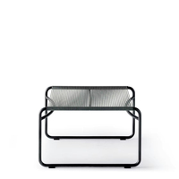 Nouveau design de fauteuil d'extérieur en aluminium avec corde tressée, ensemble de canapé de patio extérieur