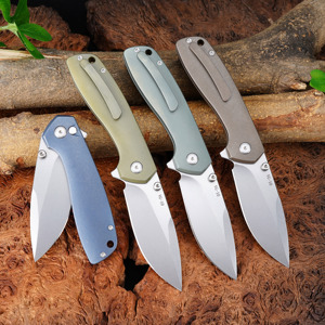 Dao gấp GT-T0072-1 2026, lưỡi dao VG-10, hợp kim titan mới, xử lý bằng phương pháp đá hóa, có vòng bi gốm - Product Image 3