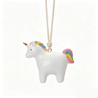Adorno Colgante de Unicornio Personalizado, Colgante de Resina, Regalo Personalizado para San Valentín o Boda, Recuerdo Decorativo para Enamorados