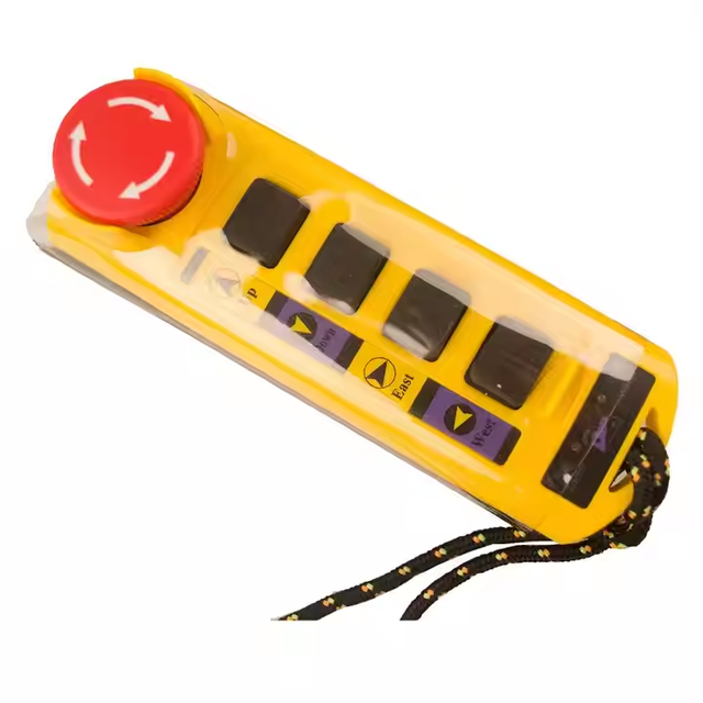 Iehc Q100-4 Industrial Crane Electric Hoist Waterproof Single Speed Radio Wireless Remote Control Rolling Code Plastic Material