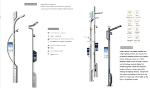 มัลติฟังก์ชั่เสาไฟสมาร์ทหนึ่งปุ่มปลุกแสงเมืองสมาร์ทด้วยกล้องตรวจสอบ - Product Image 4