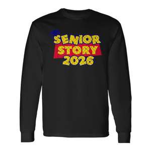 Camiseta de manga larga Senior Story 2026, clase de 2026, regreso a clases - Product Image 2