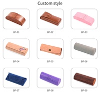 Étui à lunettes rigide Bestclean OEM avec logo en relief, boîte d'emballage géométrique bicolore pour lunettes, idéal pour les grossistes en optique
