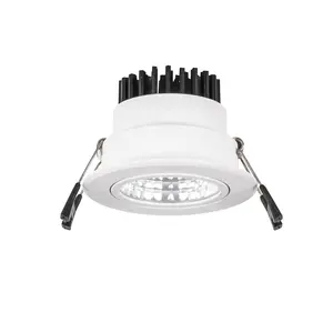 12W 15W 20W 30W 40W 30 độ nghiêng có thể điều chỉnh theo chiều ngang Đèn LED âm trần với 78 95 105 125 135mm cắt ra