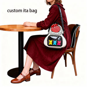 <b>Custom</b> Designed ITA Bag Backpack Including Transparent Panel And Pin Display Plate For <b>Doll</b> Showcase With Unique Contour - Product Image 5