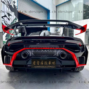 Nouveaux kits de carrosserie en fibre de carbone sèche style STO, surface brillante, diffuseur arrière, lèvre de pare-chocs à visser, ajustement d'origine pour <span class=keywords><strong>2021</strong></span> - Product Image 4