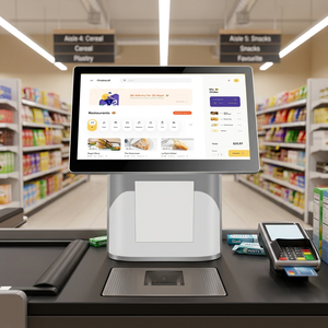 Terminal de paiement tactile économique 15,6 pouces Android/Windows pour caisse de magasin de détail et supermarché - Product Image 1