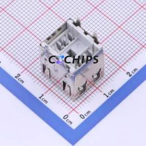 KH-2AF180ZJ-17 USB Connector Through hole Component (THT) Connector Type-A Female Through Hole 4Px2 - Product Image 2