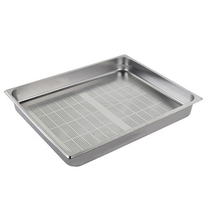 ถาดอาหารสแตนเลสเจาะรู GN 2/1 65 × 53 × 10 ซม., 3426 กรัม อิน็อกซ์ อิน็อกซ์ มาเซล - Product Image 1