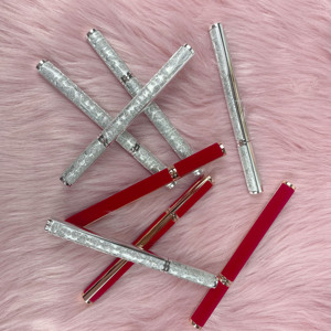 P-17 gros rouge et Argent magique colle végétalien eyeliner stylo colle imperméable cils colle stylo eyeliner - Product Image 2