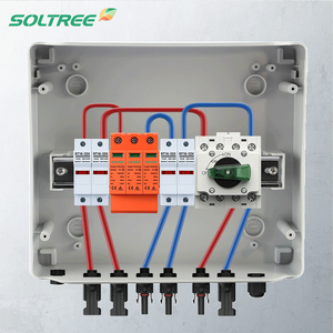 Boîtier de Combinaison Solaire Photovoltaïque IP65 2 Entrées 1 Sortie 1000V CC avec Interrupteur Isolateur 32A et Fusibles 15A pour Système Hors Réseau - Product Image 2