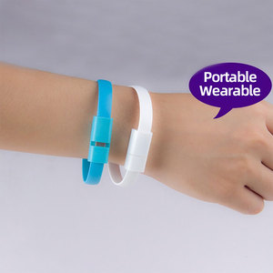 Bán Buôn 3A Sạc Nhanh USB-A Loại C Mặc Dữ Liệu Cáp TPE Vòng Đeo Tay Điện Thoại Phụ Kiện Cho Máy In Điện Máy Tính - Product Image 4