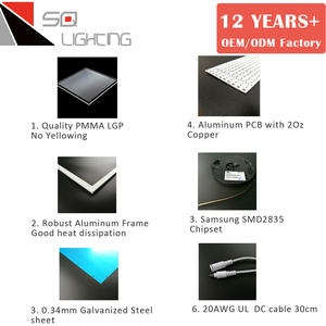 Inmetro Nom Qualified Brazil Standard Embed <span class=keywords><strong>LED</strong></span> Ceiling Panel Down Light <span class=keywords><strong>40x40</strong></span> - Product Image 2