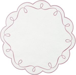 <span class=keywords><strong>Serviettes</strong></span> en coton et lin rondes modernes et simples avec bords festonnés brodés pour les mariages, les hôtels haut <span class=keywords><strong>de</strong></span> gamme et les restaurants - Product Image 5