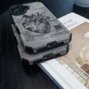 Hot Bán Sáng Tạo Cấu Trúc Trái Tim Mô Hình Điện Thoại Trường Hợp Đối Với <span class=keywords><strong>iPhone</strong></span> 17 Không Khí 16 15 14 13 12 11 Pro Max <span class=keywords><strong>Retro</strong></span> Da Lộn Da Cover Quay Lại - Product Image 6