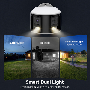 Cámaras de Seguridad ANNKE de 6MP con Lente Dual Panorámica de 180 Grados, Kit PoE con IA, Audio Bidireccional, Visión Nocturna a Color, Cámara de Red Inteligente - Product Image 2