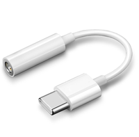 Type-Cに3.5ミリメートルEarphone Cable Adapter USB 3.1 Type C Usb-cにMale 3.5 AUX Audio Female Jack For Xiaomi