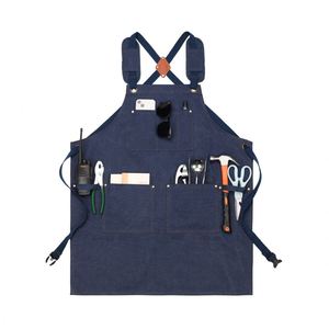 Delantal de Cocina de Lona de Poliéster Estampado para Asar a la Parrilla, con Logotipo Personalizado Bordado - Product Image 1