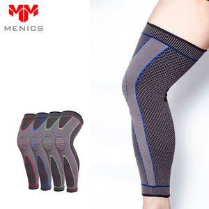 Pelindung Lutut Penyangga Lutut Elastis Bertekanan Bernapas Anti Selip Unisex Logo Dapat Disesuaikan Aksesoris Olahraga - Product Image 6