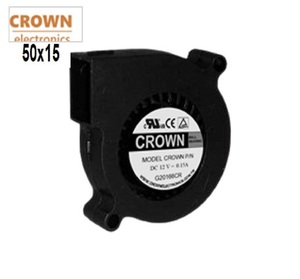 คราวน์ 50x15 เซิร์ฟเวอร์ DC พัดลมระบายความร้อน W10-แบริ่งลูกปืนไฟฟ้าพลาสติก OEM - Product Image 4