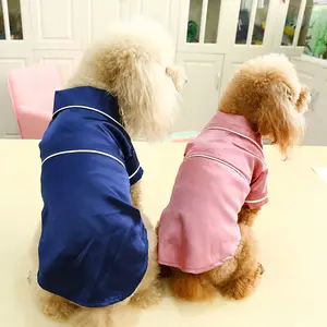 Casual Teddy dog pyjamas soft dog cat spring autumn pet clothes blank dog pajamas