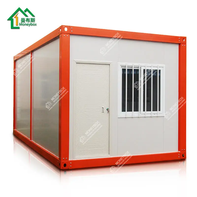 20ft pulver beschichteter Rahmen erschwing liches Mobil haus Smart Fertighaus Container abnehmbares Haus