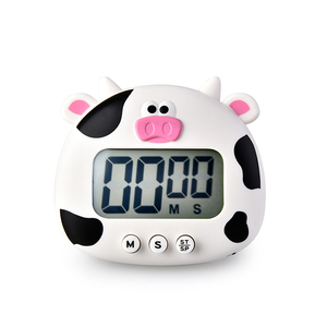Wholesale Large Screen Kitchen Countdown Digital Cooking <b>Timer</b> Cute Cartoon Animal Design Magnetic LCD Visual Clock for Bake - Product Image 3