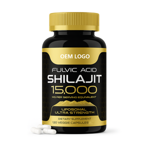 Cápsulas Orgánicas de Shilajit del Himalaya, Máxima Potencia, Ácido Fúlvico en Cápsulas Blandas, para Mayor Energía, Refuerzo del Sistema Inmunológico para Hombres, Antioxidante - Product Image 1