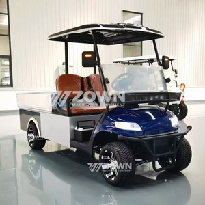 Carrito de Golf Eléctrico con Plataforma de Carga Inclinable para Entrega Diaria de Carga en Campus y Resorts - Product Image 2