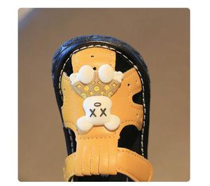 Sandales en cuir pour bébés filles et garçons, sandales d'été antidérapantes pour enfants, sandales à semelles souples pour enfants, sandales pour garçons - Product Image 5