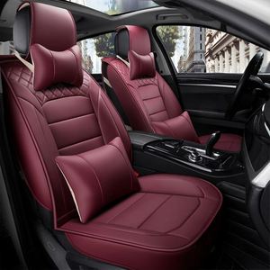 Nouvelles housses de siège auto roses mignonnes, design moderne, accessoires de décoration intérieure pour voiture, ensemble complet universel - Product Image 4