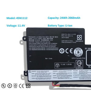 Batterie d'ordinateur portable 45N1113 24Wh de remplacement en gros pour Lenovo ThinkPad T440 T450 CE RoHS Qualité OEM - Product Image 4