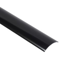 Profilé d'extrusion en aluminium triangulaire noir anodisé avec diffuseur givré pour éclairage de plafond en cloison sèche, fourni par l'usine
