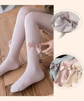 Collants longs en coton tricoté pour enfants, chaussettes moulantes respirantes et opaques pour filles, mode quotidienne toutes saisons
